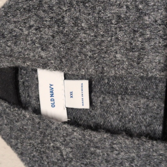 Old Navy Charcoal Striped Soft Knit Open Front Cardigan Size XXL - Picture 2 of 4